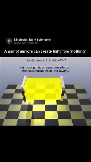 A Pair Of Mirrors Can Create Light From "Nothing"