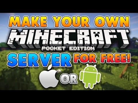 How to Make A FREE MINECRAFT SERVER Tutorial!! (Pocket Edition, Xbox, Windows 10)