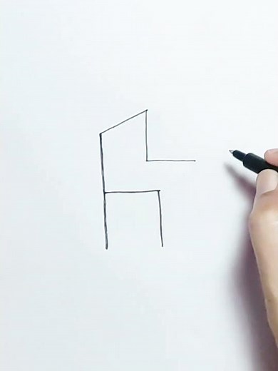How to draw chair step by step. easy drawing.