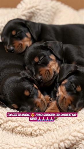 Doberman Puppies Sleeping Together – Cutest Moment Ever 🐶💤 #shorts #ashishsaxena