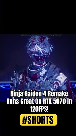 RTX 5070 vs Ninja Gaiden 4 Remake #benchmark #pcgaming #rtx5070