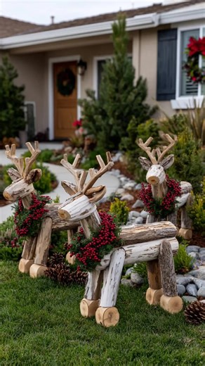 1.5M views · 8.8K reactions | Stunning natural Christmas decor ideas bring festive charm outside. Use pinecones, evergreen garlands, and rustic wood for easy, eco-friendly holiday style everyone will notice. | Sustainability Success | Facebook