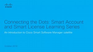 Intro to Cisco SSM satellite - Cisco Video Portal