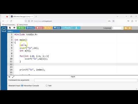 Searching in an Array - Linear Search | C Programming in Tamil