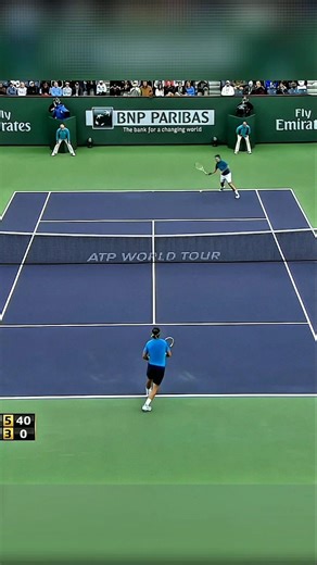 The Smartest Method to Use A Drop Shot in Tennis 🤏 #tennis #federer