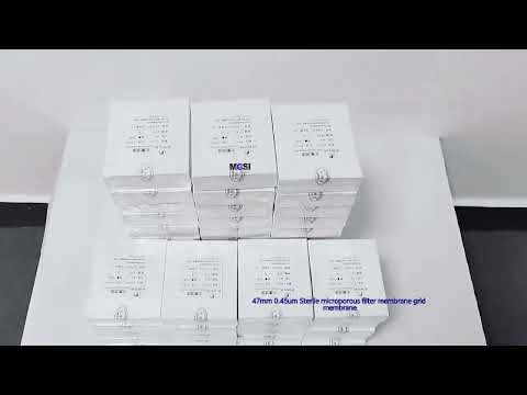 47mm 0-45um Sterile microporous filter membrane grid membrane