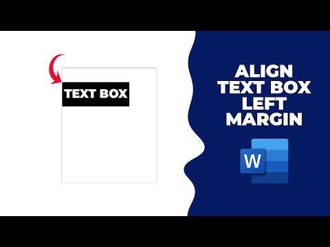 How to align a text box to the left margin in Word