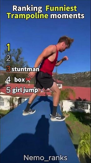 Ranking Trampoline Moments That Went Wrong #funny #fail