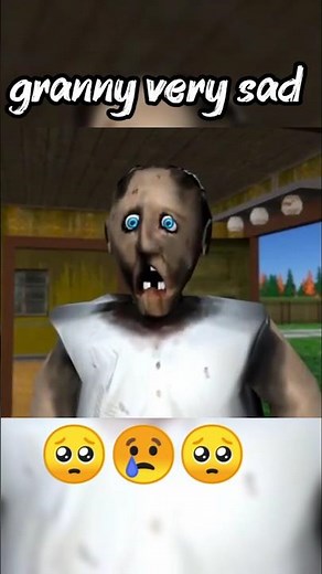 granny very sad 😢 for his teeth in granny chapter 2 gameplay 🤯 #gaming #granny #animation #viral