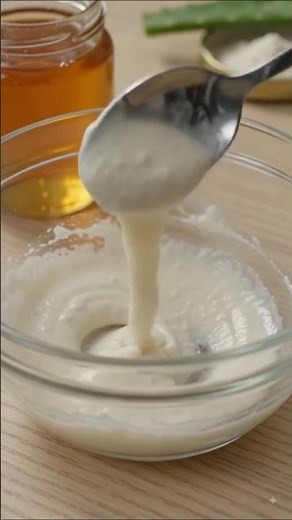Clear & Glowing Skin Naturally ✨ | DIY Aloe Vera Face Mask #viral #trending