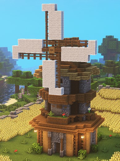 Minecraft Windmill Building Tutorial