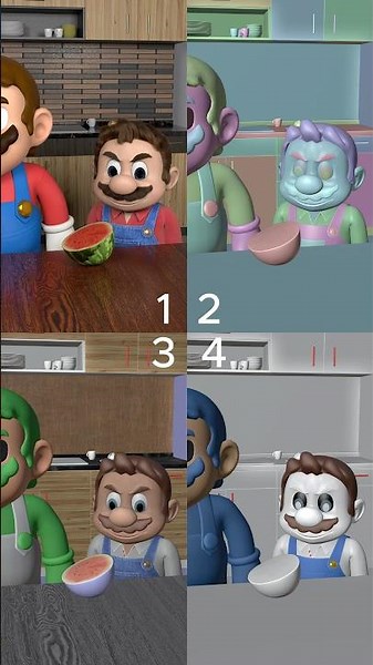Mario Likes Watermelon! - TirMac Animation - Mario Compilation