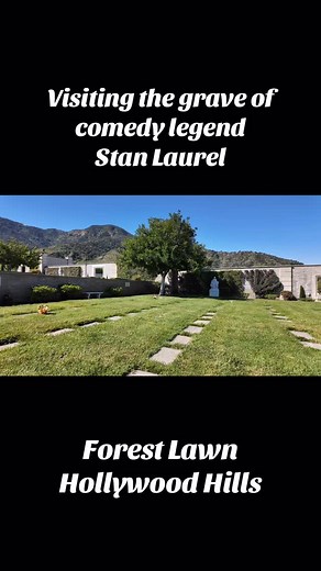 Visiting the grave of comedy legend Stan Laurel at Forest Lawn Hollywood Hills in Los Angeles, California. #famousgraves #hollywood #cemetery #laurelandhardy | Freyzel Productions