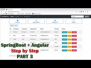SpringBoot/Angular Tutorial Part 3 - HTTP GET Request