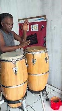 Testando mais um solo de congas