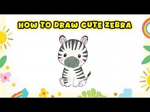 How to Draw a Cute Zebra – Easy Animal Drawing Tutorial
