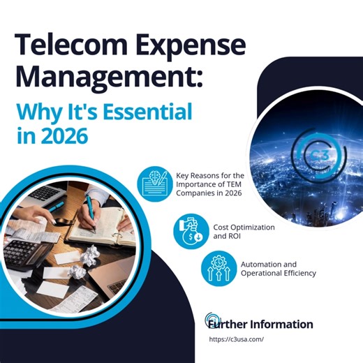 🌐 The Rising Importance of Telecom Expense Management in 2026 📊 As technology advances in 2026, managing telecom expenses is becoming increasingly complex. Telecom Expense Management (TEM) companies are vital partners in helping organizations reduce costs and maximize value. Key benefits include: Cost Optimization: Identifying savings and enhancing ROI. Automation: Streamlining processes to boost efficiency. Enhanced Security: Protecting IT assets and ensuring compliance. Data-Driven Insights: