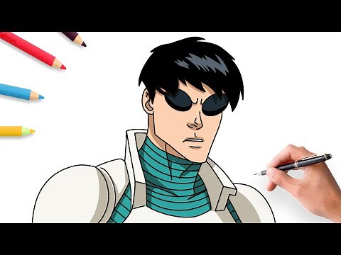 How to draw Flaxan Mark ( Invincible variant ) | easy Tutorial for Beginners