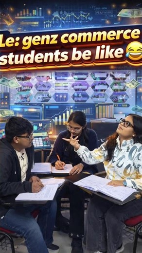 Gen Z Commerce Students Be Like 😂 | Every Commerce Student Can Relate