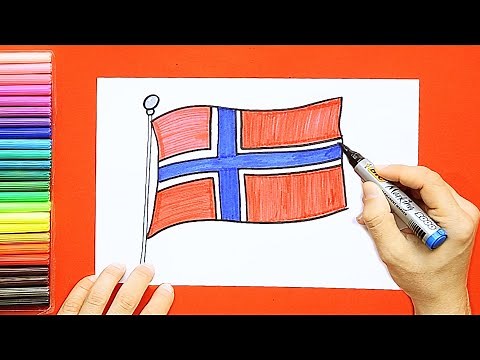 How to draw the National Flag of Norway