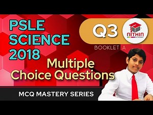 PSLE SCIENCE 2018 BOOKLET A | MCQ Mastery Series | Q3