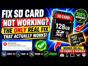 SD Card Not Working - The Only Real Fix That Actually Works (Most People Miss This)
