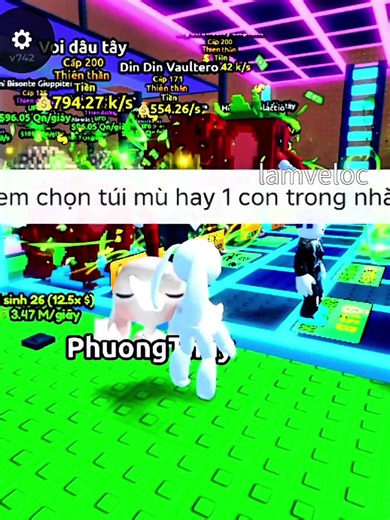 túi mù hay 1 con trong nhà #game #brainrots #roblox