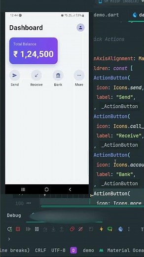 Smooth Dashboard UI → Flutter in Minutes 😳