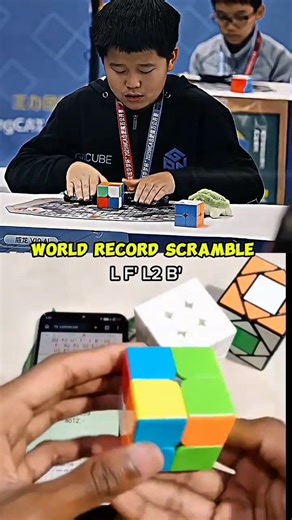 I Broke 2x2 Cube Fastest World Record🤯 | DAY 1 #rubikscube#shorts #cubing