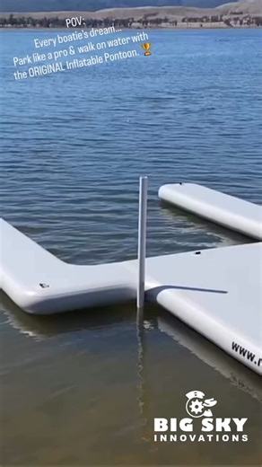 The ORIGINAL Inflatable Pontoon. 20 years of quality, safety & design excellence. See us at upcoming expos and level up your boating lifestyle! Here’s one of our most popular models for wide-hull boats #U-Pontoon ⛵️ . . 🇦🇺Australian design for the aussie outdoors by @big_sky_innovations world renowned experts in inflatables #bigskyinnovations #originalcreators #inflatablepontoons #inflatabledocks #inflatableplatforms #inflatablepool #jetskidock #deckextender #boatingaccessory #boatinglifestyle