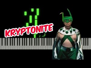 KRYPTONITE - 3 DOORS DOWN (Piano)