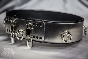 Waist Shackle Lockable Stainless Steel Belt Cincher Adjustable Restraint Restrict Bondage Story of O Servant Fetish BDSM Lock Waist - Etsy UK