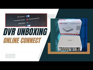 Hikvision DVR Unboxing & FULL Setup Tutorial for Beginners Online View via HIK Connect