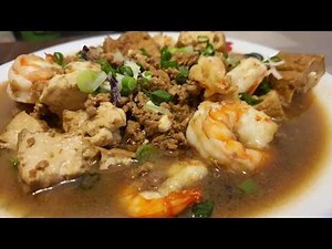 A very simple way to cook tofu stew 肉碎豆腐