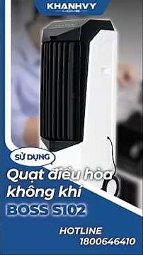 Hướng dẫn sử dụng Quạt điều hoà không khí Boss S102