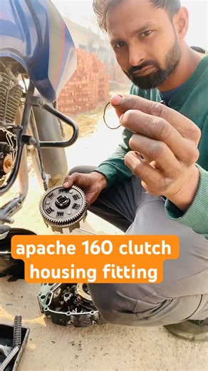 apache 160 clutch housing fitting ? #apache #clutch #housing #fitting