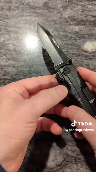 How to close a pocket multi tool knife (Quntionst) #howto #tips #howtotip #fyp