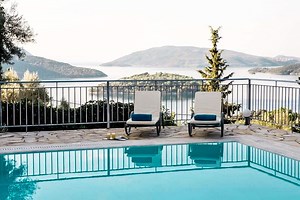 2 Villas in Lefkada FOR SALE at Perigiali, across Skorpios