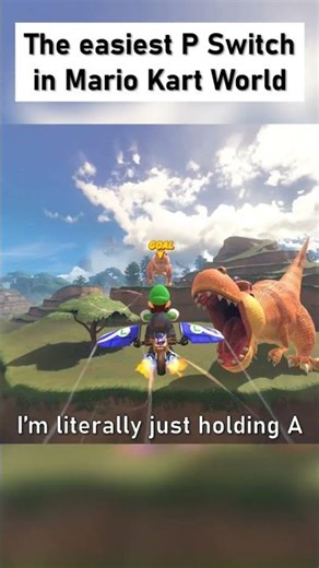 Straight line simulator 💀 #mariokartworld #mariokart #mario #nintendo #gaming