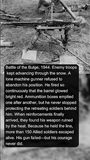 The Machine Gunner Who Fought Until His Barrel Melted | Military History Talks