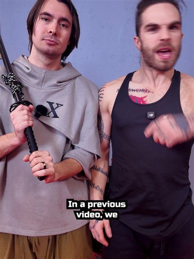 Can you Cut a Meteor Hammer @instructor_bensei #martialarts #sword #collab #funny