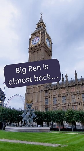 4.3K views · 220 reactions | Earlier this week, you might have heard a familiar sound.  Take a look as tests of the quarter bells and Big Ben took place as part of the conservation work. Follow us for continued Big Ben and Elizabeth Tower updates✅ #BigBen #ElizabethTower | UK Parliament | Facebook