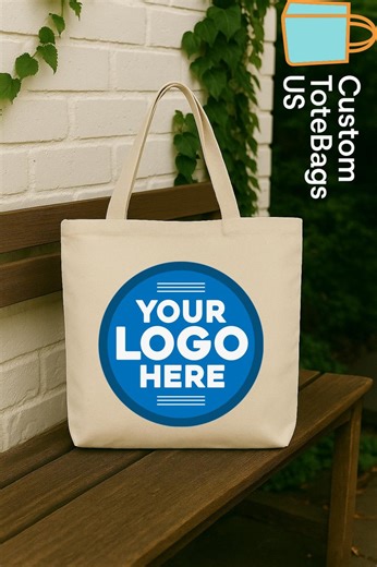 Personalized Logo Tote Bags, Bulk Custom Tote Bags, Custom Printed Tote for Events, Bridesmaid Gift Bags, Eco-friendly Promotional Tote Bags - Etsy