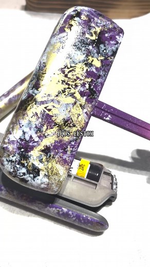 Custom Purple Style Design for IQOS | ASMR Spray Paint Tutorial