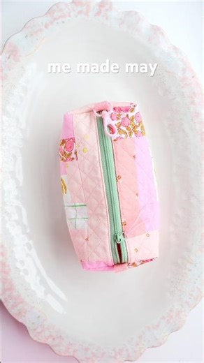 Easy Boxy Zipper Pouch for BEGINNERS #sewing ✨