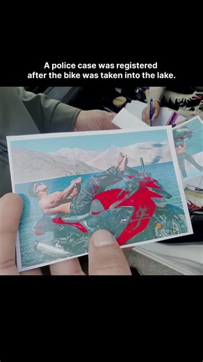 Aalyan blog on Instagram: "A police case was registered after the bike was taken into the lake. Don't take your bikes inside the lake or there could be a police case. . . #superbike #supercar #cutegirl #aalyanvlogs"