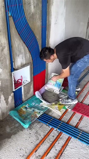 Perfect Sealing of Electrical Conduits with Precision Cement Work