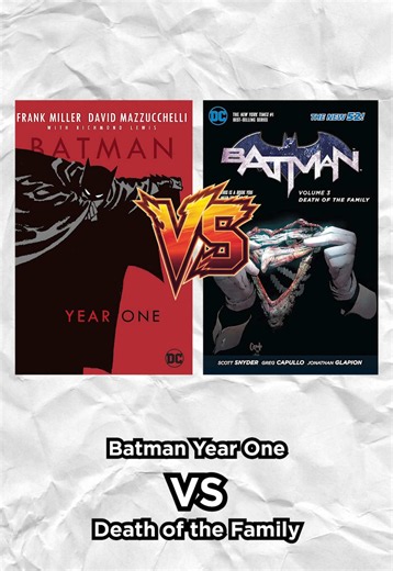 Batman Year One Vs Death of the Family #batman #dccomics #batmancomics #comics #dcu