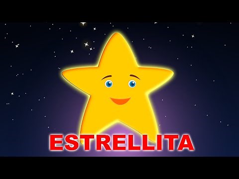 Estrellita Dónde Estás Con Letra | Brilla Estrellita | Twinkle Twinkle Little Star in Spanish