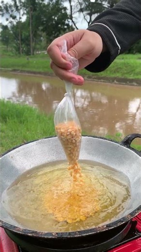 how to fry popcorn #dv